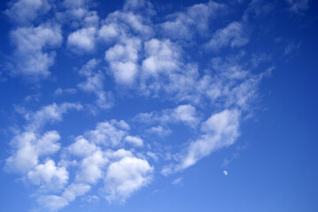 blue sky with clouds