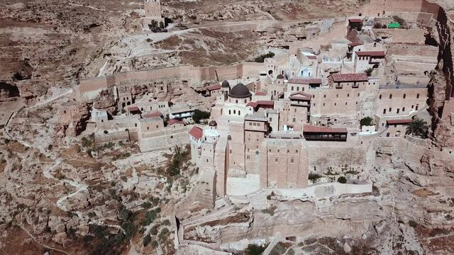 Mar Saba Greek Orthodox Monastery in Israel.