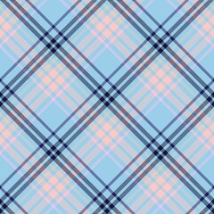 Diagonal Plaid Tartan textured Seamless Pattern Design