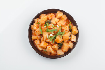 깍두기, 무, 김치, 무김치, 채소, 야채, 채식, 양념, 한국음식, 한국문화