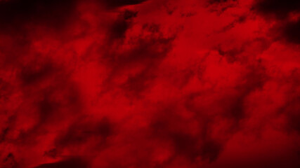 Black red abstract background. Toned fiery red sky. Flame and smoke effect. Fire background with...