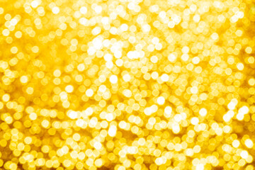 gold abstract background with bokeh defocused lights