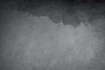 Abstract texture of dark gray vintage cement or concrete wall background. School education, dark wall backdrop, template for learning board concept.