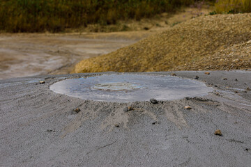 The mud volcanoes of Berca in Romania