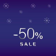 Christmas sale banner template	