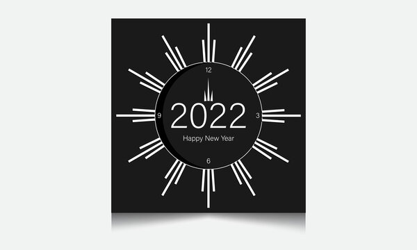 happy new year 2022 design template 