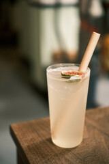 Ice drinks on the table