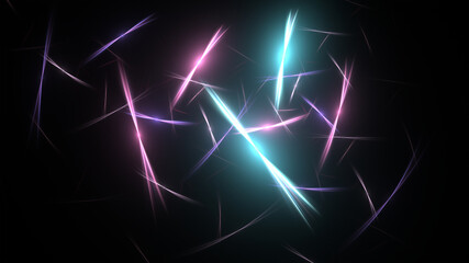Obraz premium Beautiful abstract background for art projects, cards, business, posters. 3D illustration, computer-generated fractal