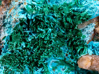 .Chrysocolla, mineral specimen stone rock geology gem crystal