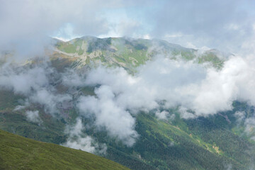 Samistal Plateau in the Summer Season, Kackar Mountains Camlihemsin, Rize Turkey