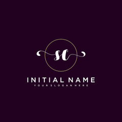 SC Beautiful handwriting logo or wedding monograms collection