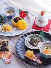 お正月 オシャレなおせち料理
