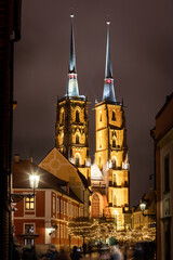 Wrocław nocą