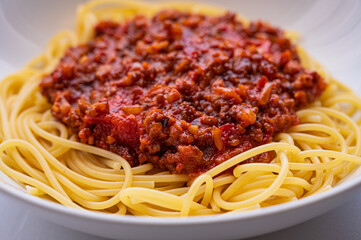 ミートソーススパゲティ