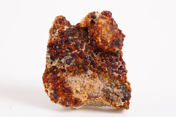 garnet mineral specimen stone rock geology gem crystal