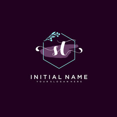 ST Beautiful handwriting logo or wedding monograms collection