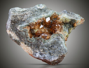 garnet mineral specimen stone rock geology gem crystal