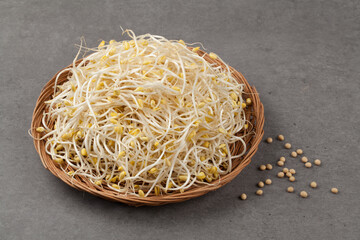 Bean sprouts, vegetables, vegetables, vegetables, vegetables, vegetables, raw food, seasoning,...