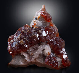 garnet mineral specimen stone rock geology gem crystal