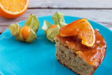 Idea family brunch almond cake.