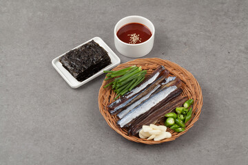 Gwamegi, vegetables, Gwamegi, winter snacks, Pohang catfish, food, Guryong catfish, fish, saury,