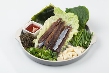 Gwamegi, vegetables, Gwamegi, winter snacks, Pohang catfish, food, Guryong catfish, fish, saury,