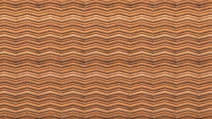 wood chevron background, texture 3D render, natural color