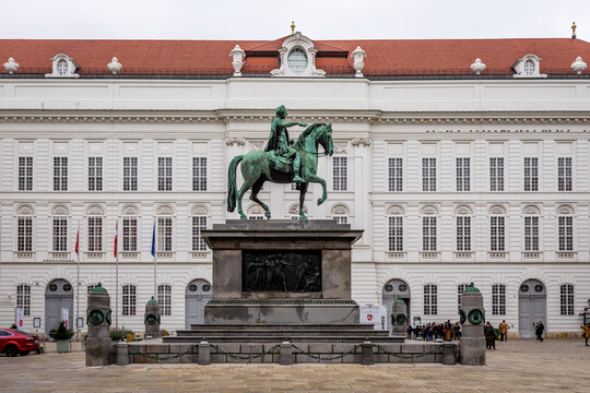 Statue Of Joseph II, Holy Roman Emperor In Vienna, Austria