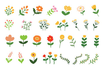 doodle flowers drawing