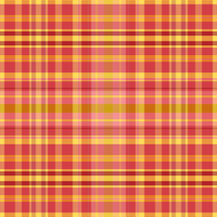 Seamless tartan plaid pattern background with chinese new year color.