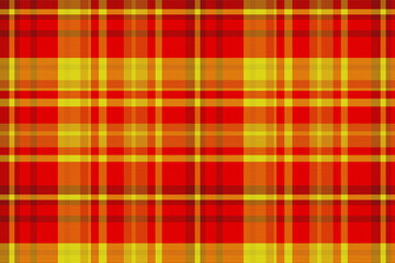 Seamless tartan plaid pattern background with chinese new year color.