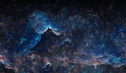 Detailed Sci-Fi Background - Cloudpeak Nebula