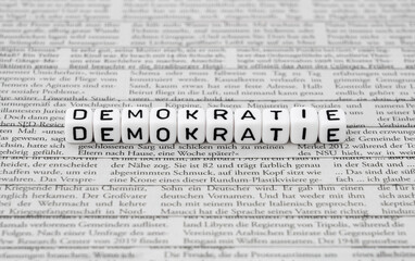 Fototapeta premium Demokratie