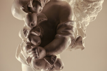 statue of angel arm closeup © Yan