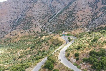 Griechenland Landschatz Drohne