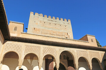 Fototapeta premium Palace of the Alhambra in Granada, Spain 