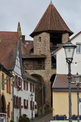 kirchheimbolanden, häuserzeile am wehrgang