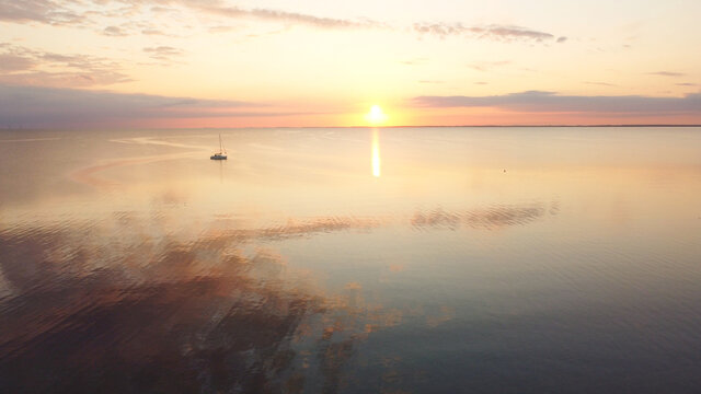 boat near gedser, falster, denmark