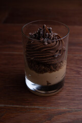 Chocolate glass deseart