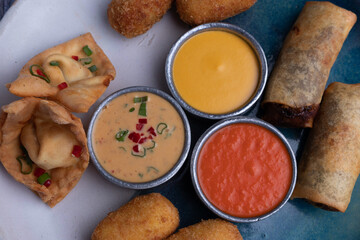 Montaditos piqueos , pintchos plate