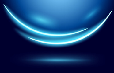 Abstract background with glow. Space theme. Reflections of light