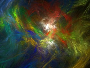 Imaginatory fractal abstract background Image