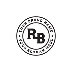 letter rb monogram logo