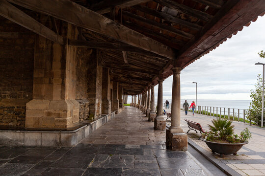 View of The church of Luanco