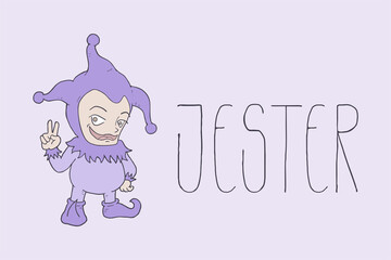 Funny carnival costume draw