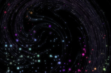 bokeh firework lights