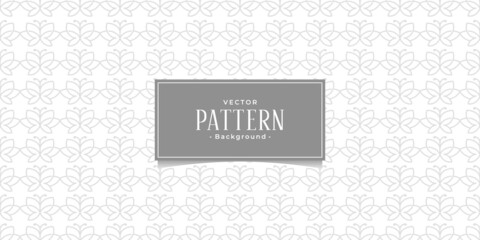 feminine seamless flower pattern oriental style, grey and white colors, vector pattern background.