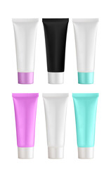 Mockup cosmetics tubes for you logo