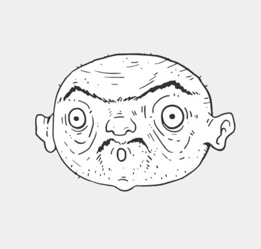 recommend clip art: Old man face