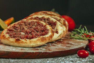 spit of meat (Esfirra de Carne)